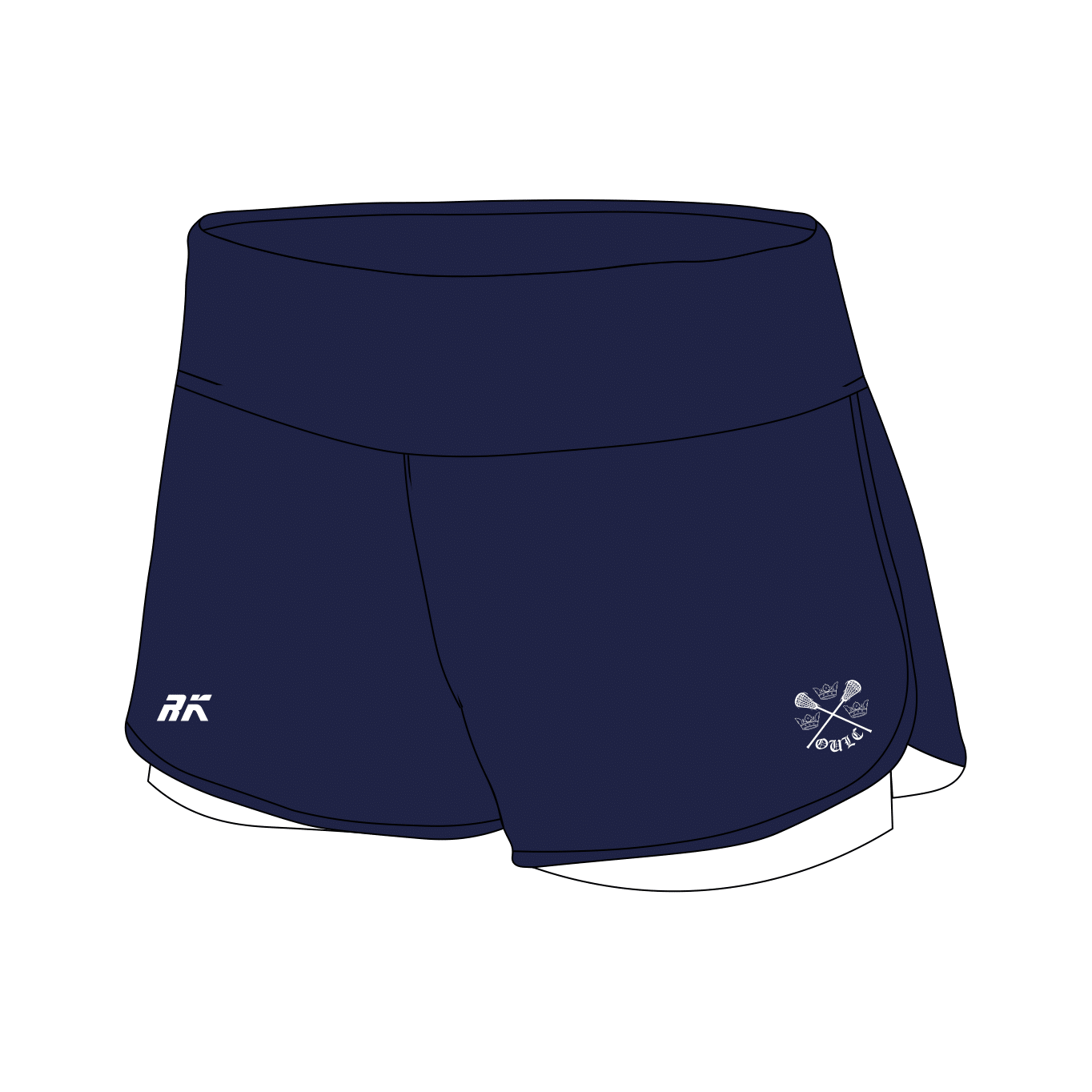 OULC Varsity 2025 Female Gym Shorts