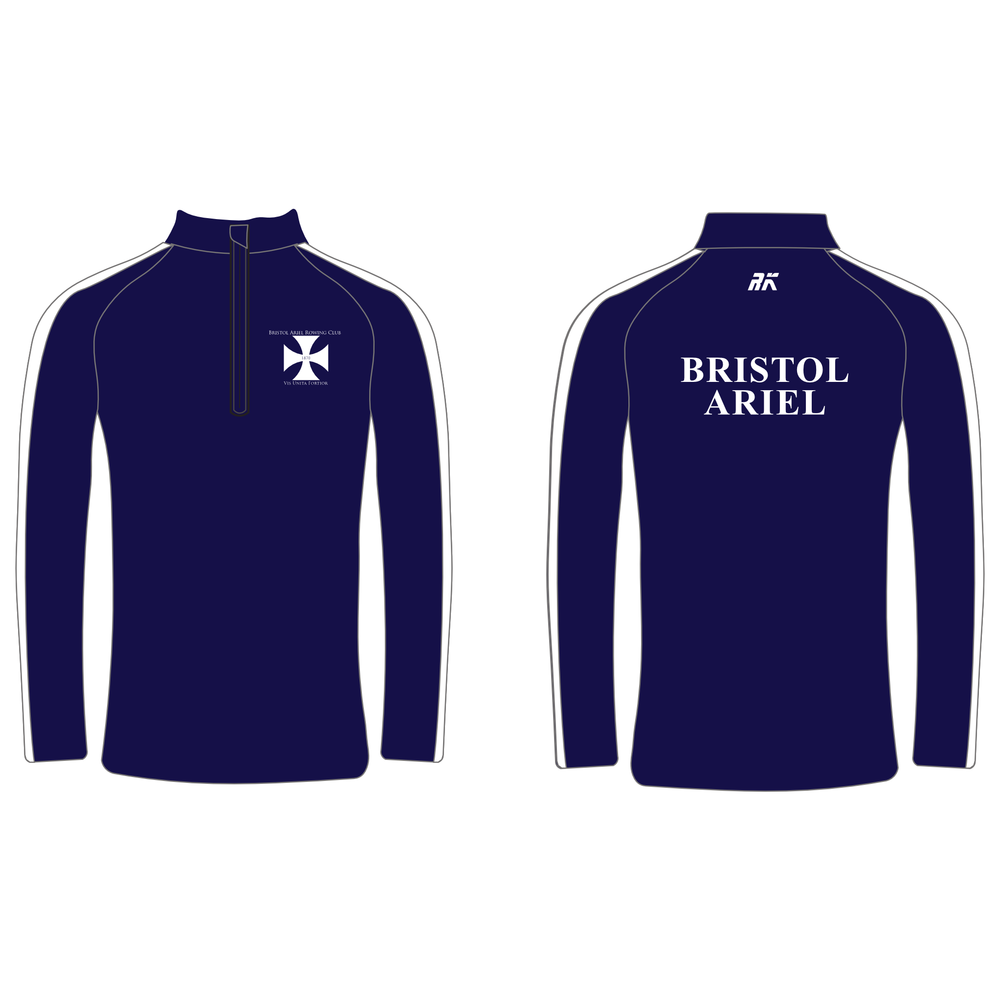 Bristol Ariel Rowing Club  Performance Q-zip