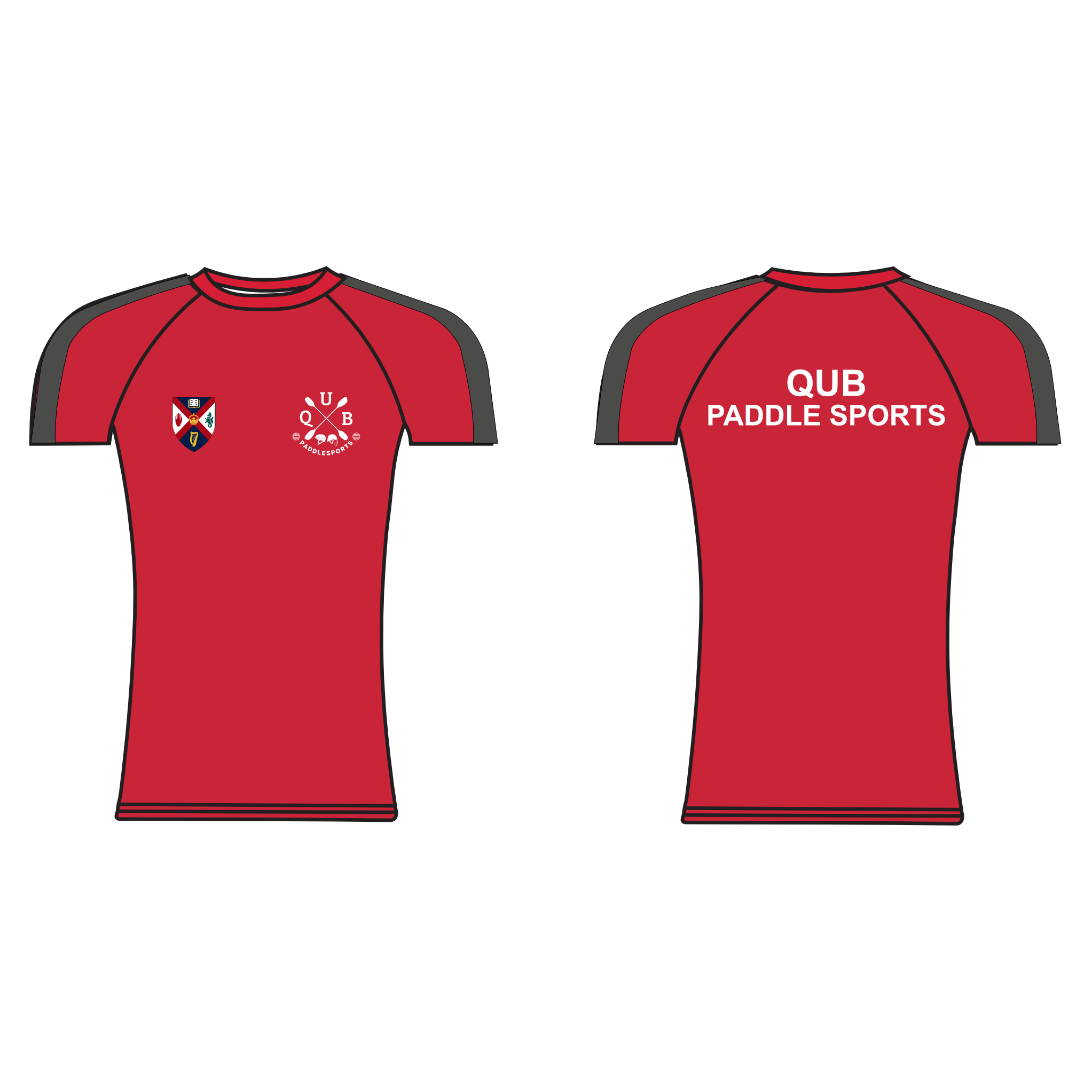 Queen's University Belfast Paddle Sport Short Sleeve Base Layer