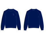 RIVALKIT Sweatshirt NAVY mascot pink embroidery