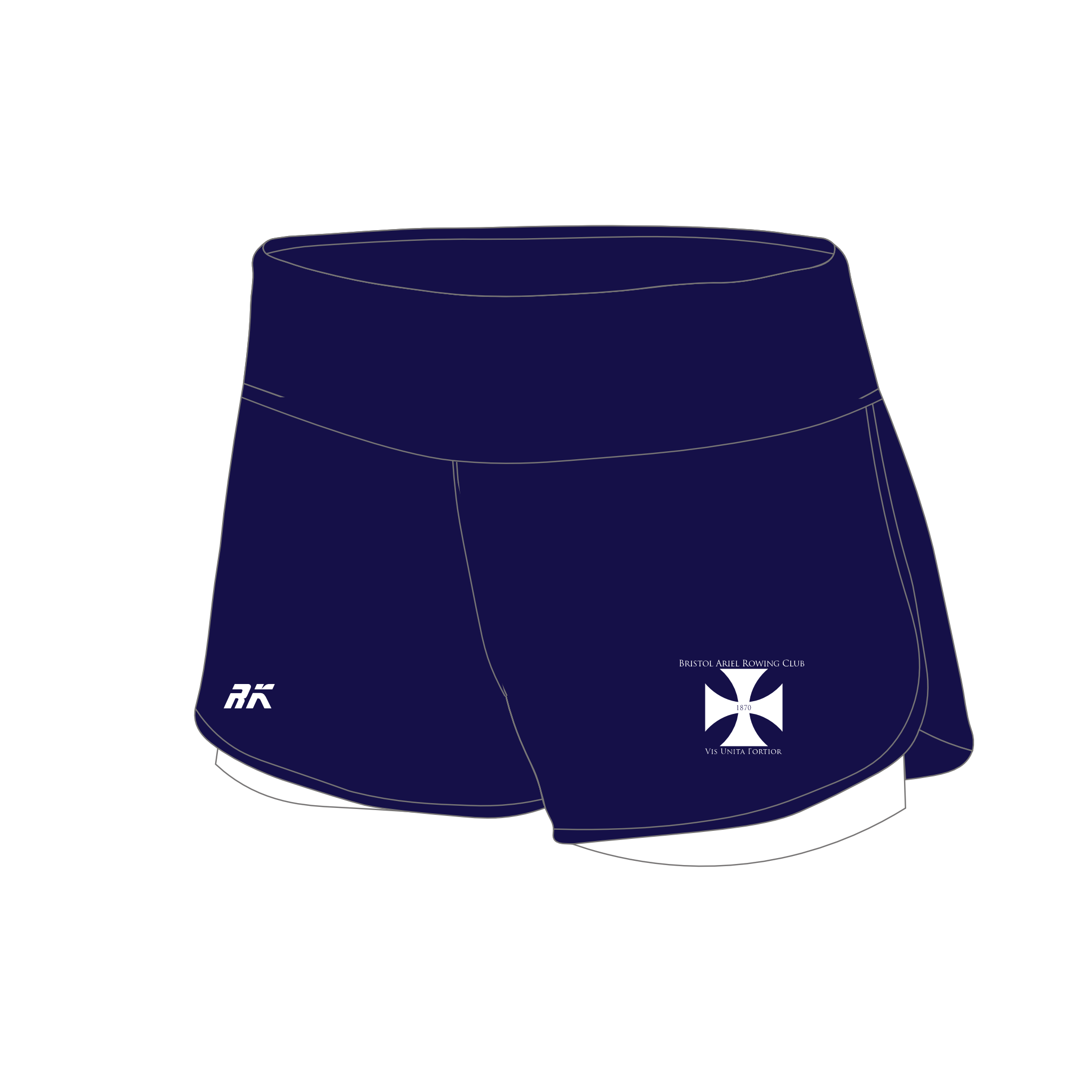 Bristol Ariel Rowing Club  Female Gym Shorts
