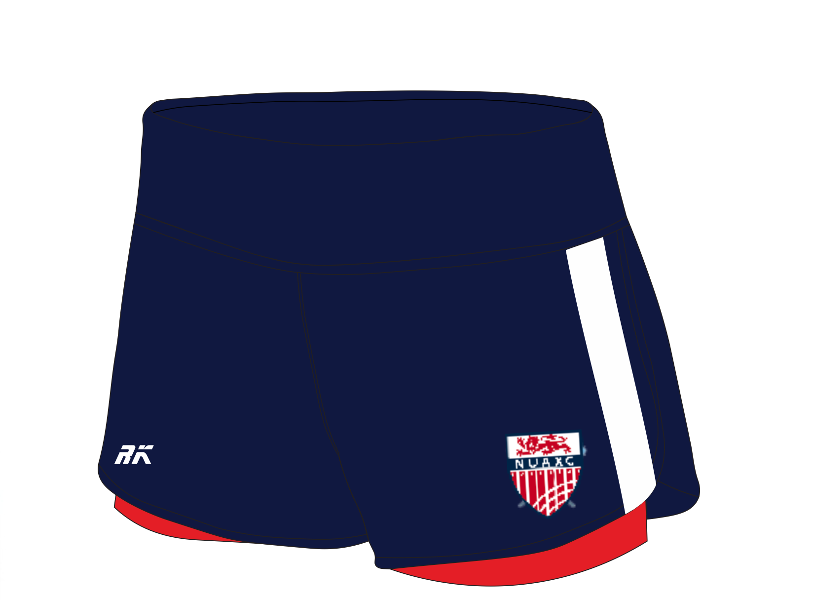 Newcastle University Athletics and Cross Country Club Female Gym Shorts