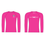 University of St Andrews BC Long Sleeve Gym T-Shirt Bright Pink