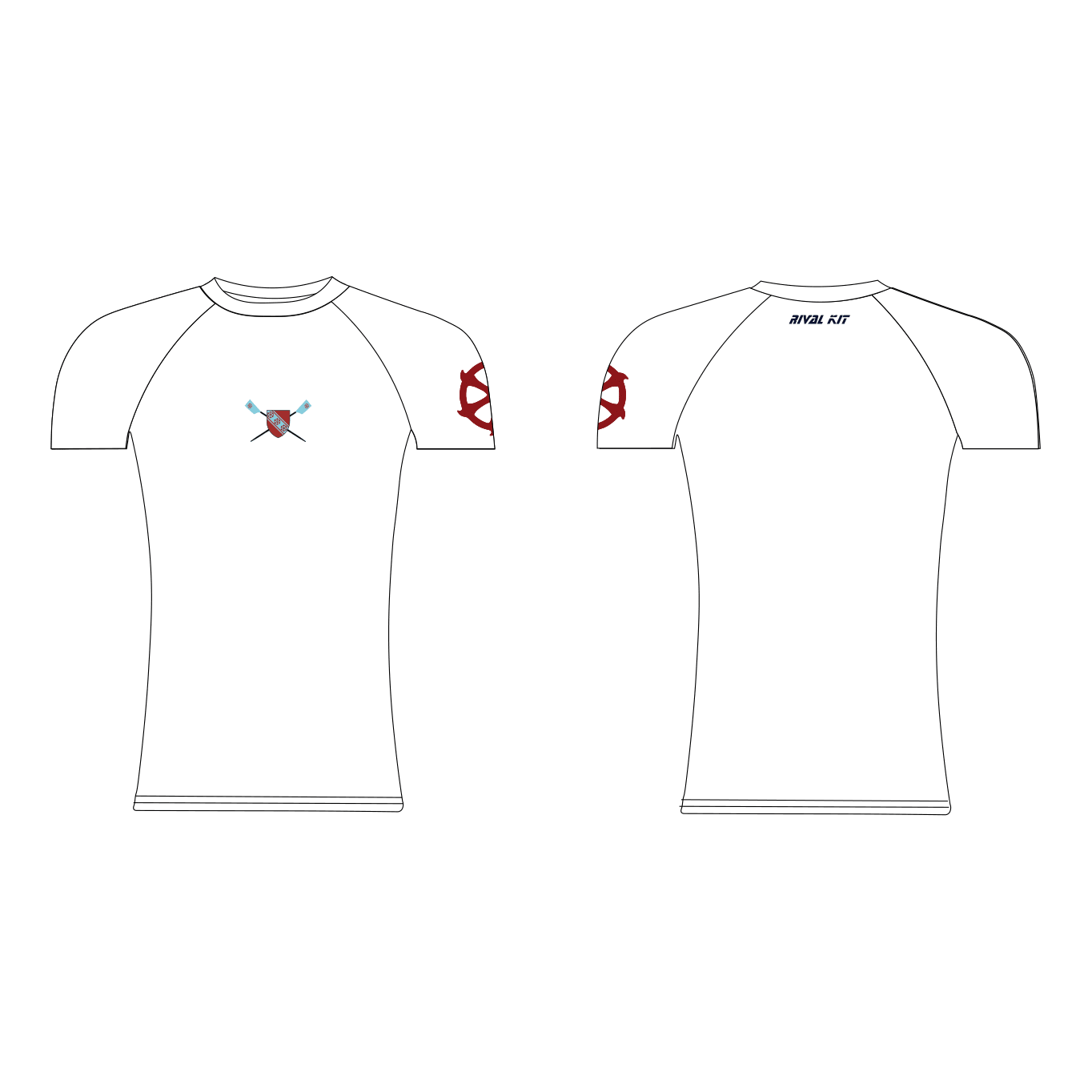 St Catherine's College BC Short Sleeve Base-Layer - 2