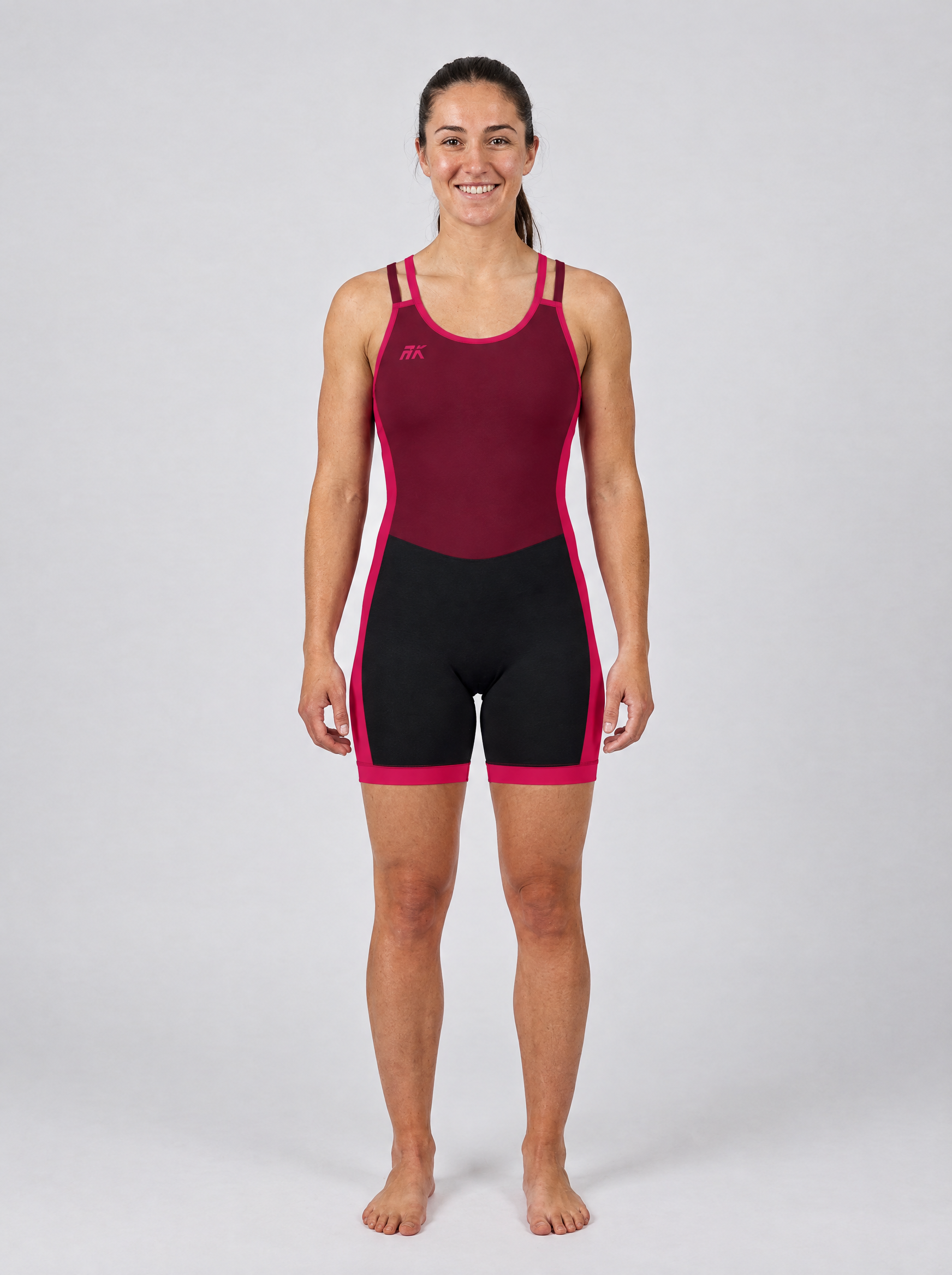 Rival Autumn 26 Strappy AIOX – 2 Burgundy – front