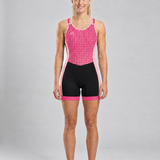 Rival Hi-Vis Strappy AIOX – 4 Pink Polka Dot – front