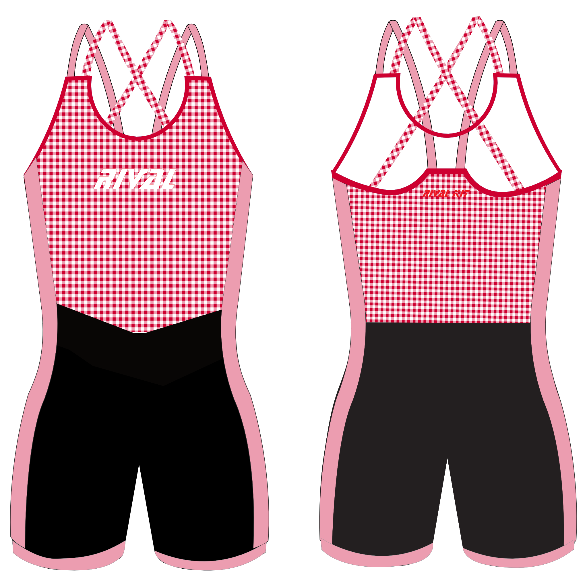 NEW 2026 Collection Strappy AIOX Red Gingham