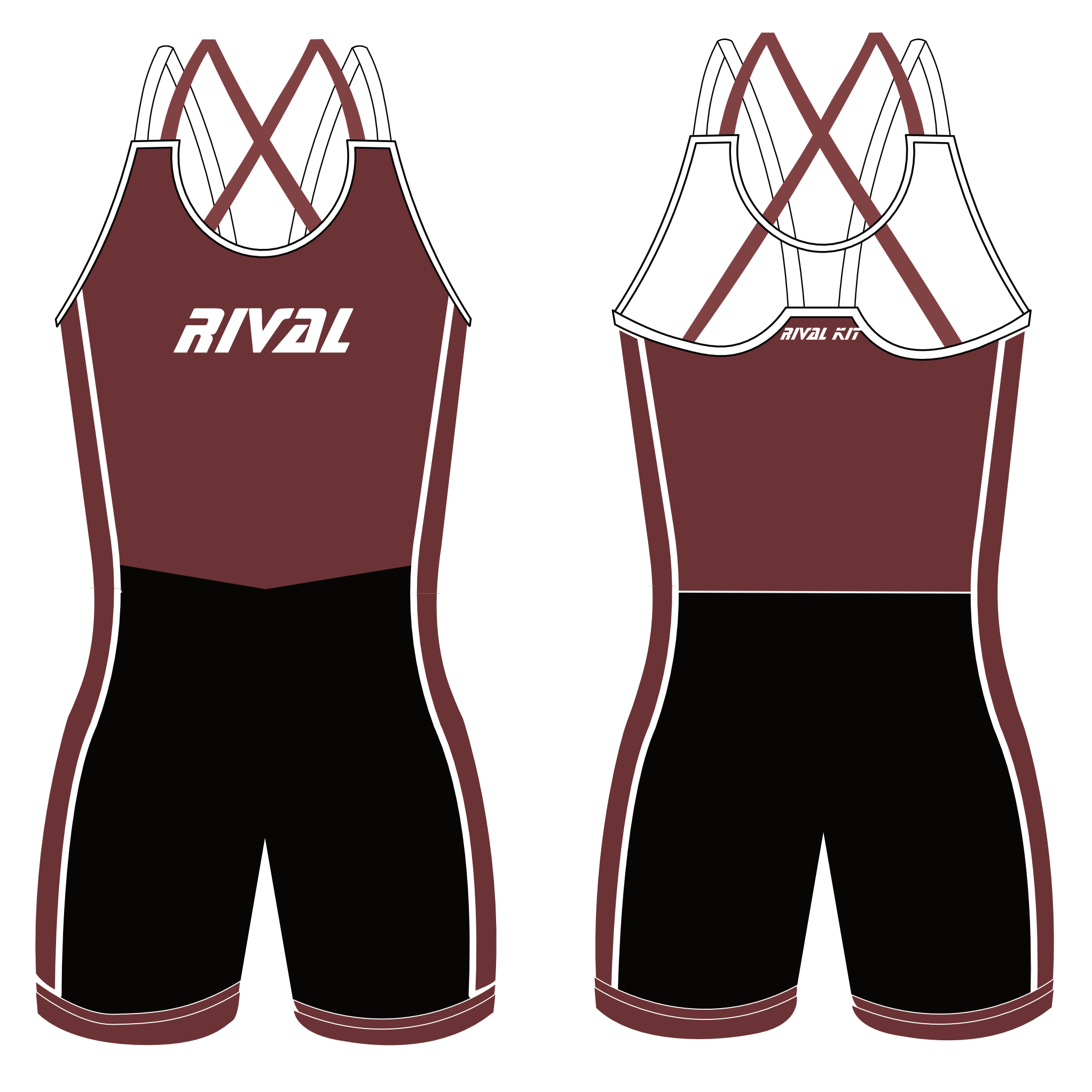 NEW 2026 Collection Strappy AIOX Brown and white