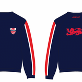 Newcastle University Athletics and Cross Country Club Striped Sleeve Sweatshirt