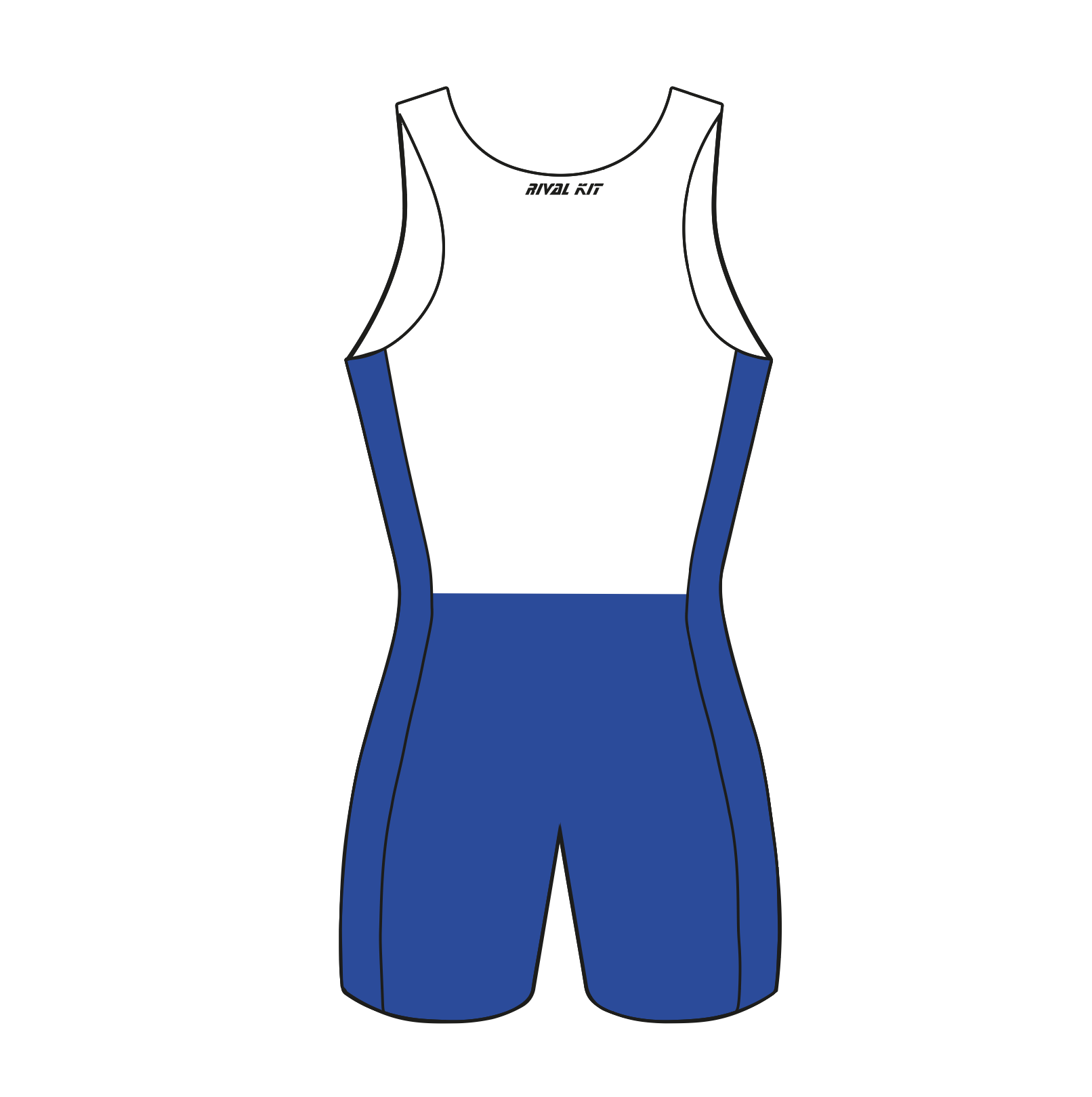 Canford School Boat Club AIO Blue and White