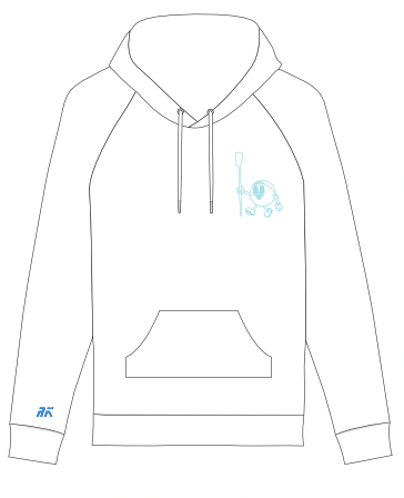 Rival Little Man White and Blue Hoodie