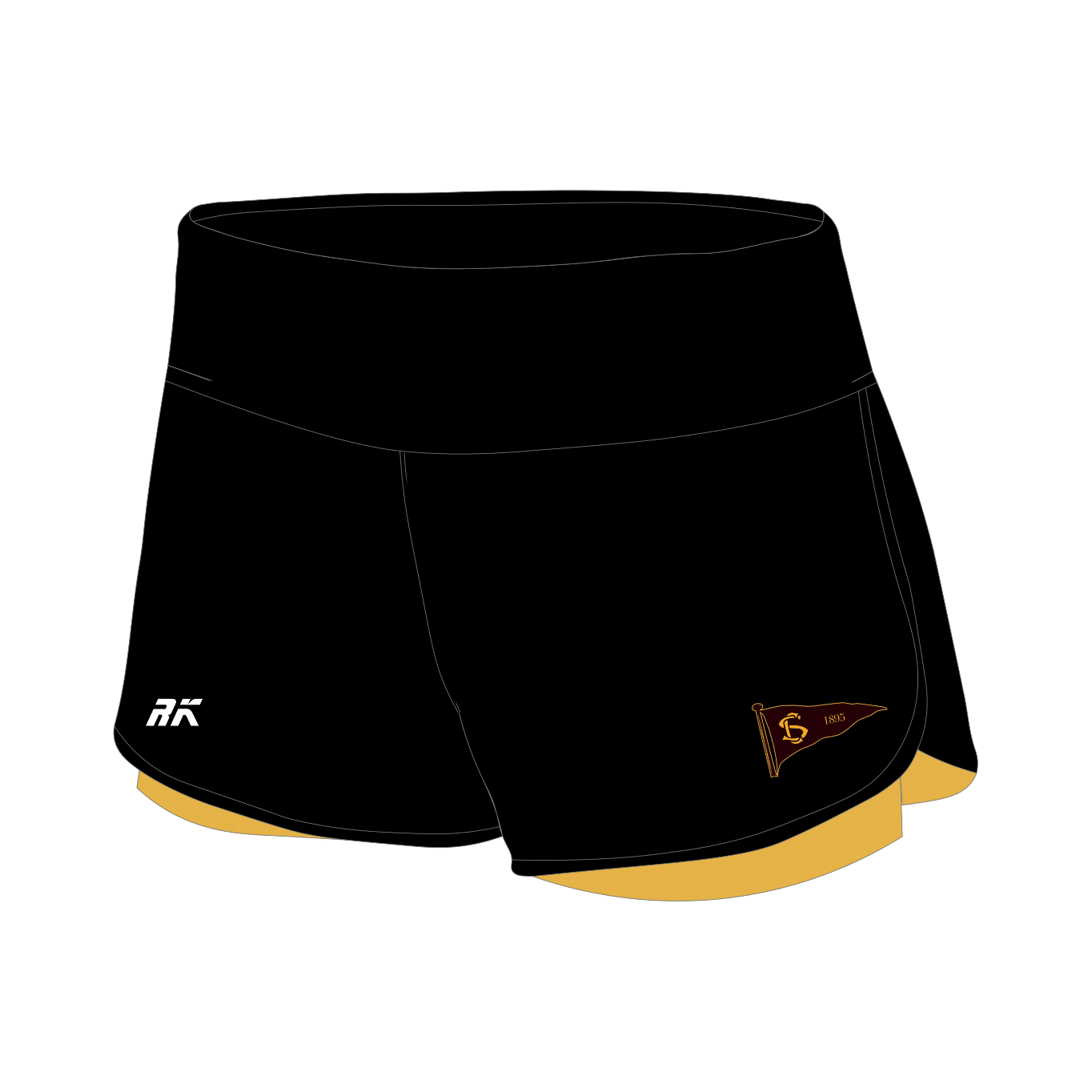 The Skiff Club Female Gym Shorts