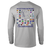 Scottish Champs Grey event tee cotton Long sleeve