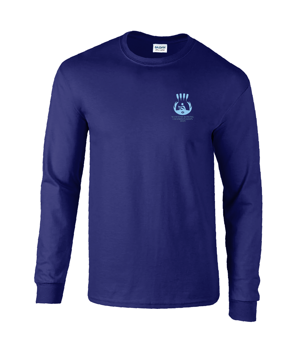Scottish Champs Navy event tee cotton Long sleeve